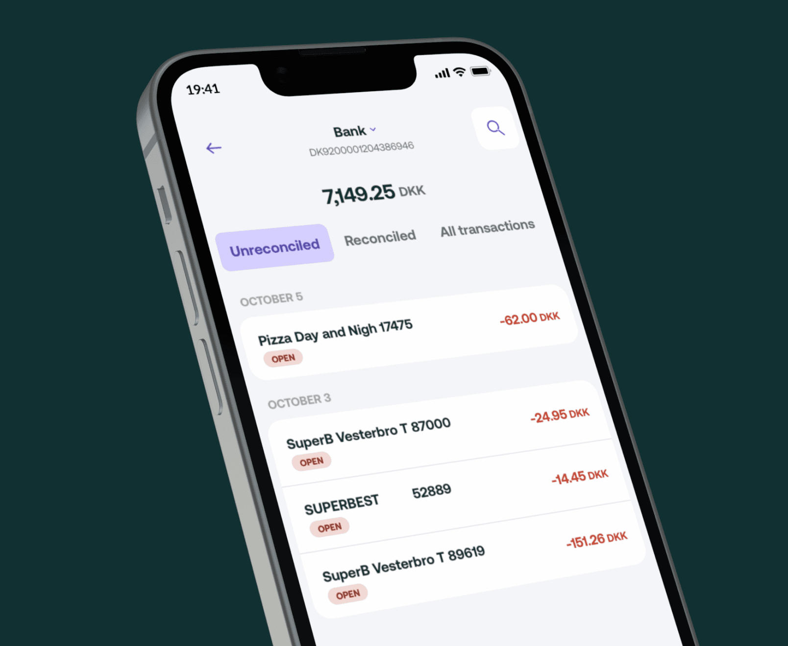 Bank integration and reconciliation