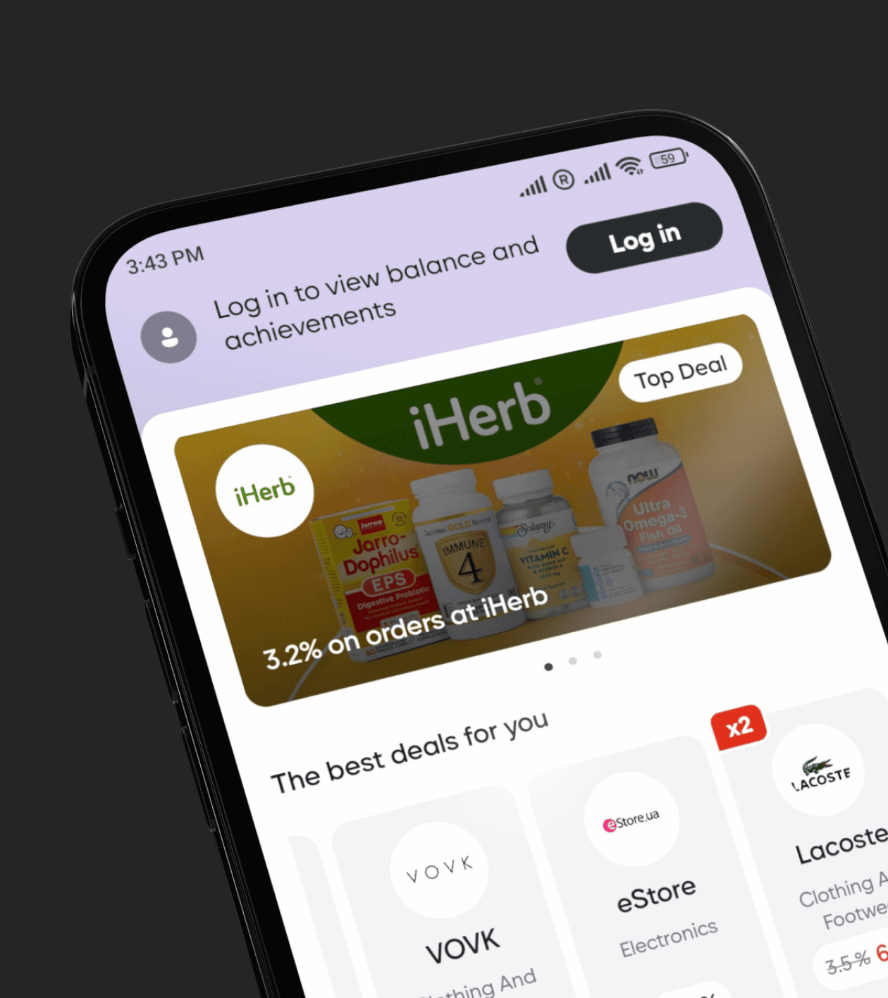 Cashback loyalty program