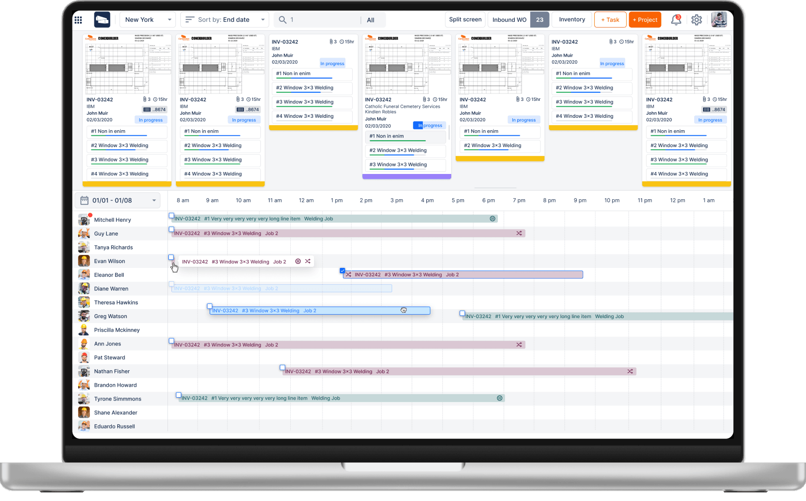 Projectboard.io desktop image