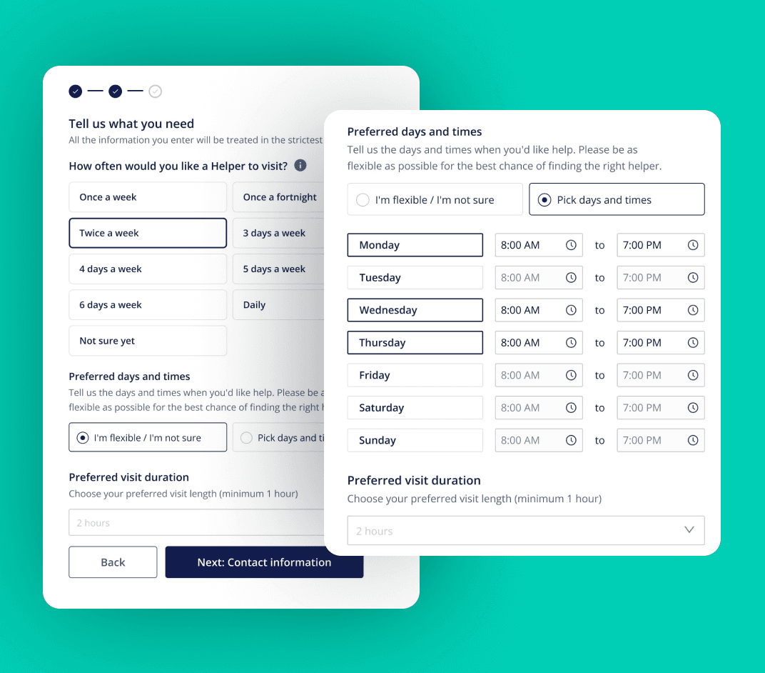 build marketplace platform for caregiving