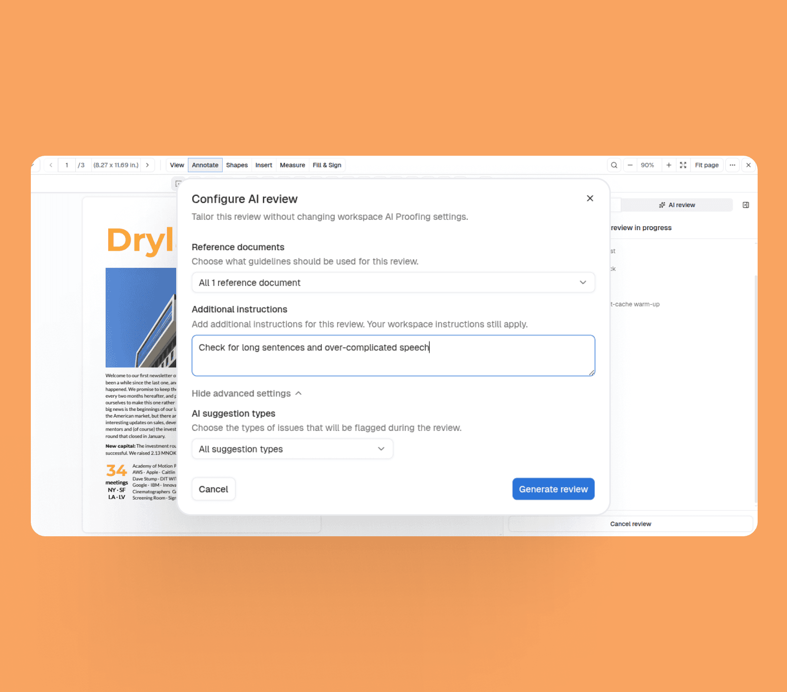 OCR AI proofing in Hive